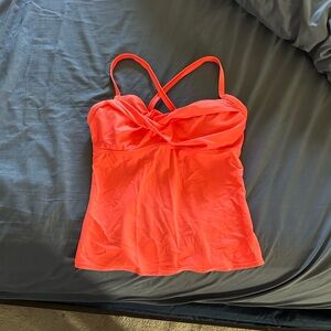 Athleta Coral Tankini Top